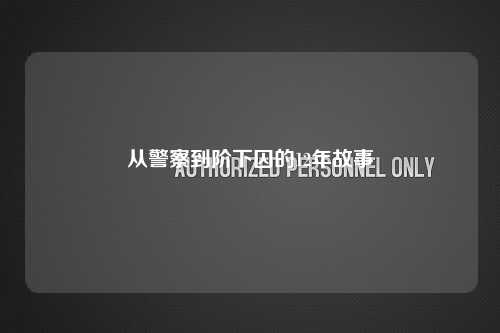 从警察到阶下囚的12年故事