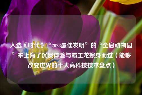 入选《时代》“2023最佳发明”的“全息动物园”来上海了沉浸体验与霸王龙擦身而过（能够改变世界的十大高科技技术盘点）