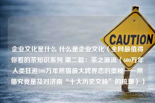 企业文化是什么 什么是企业文化（全网最值得你看的茶知识系列 第二篇：茶之源流（600万年人类狂追800万年熊猫最大跨界恋的奥秘——熊猫究竟是及对济南“十大历史文脉”的梳理））