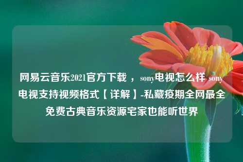 网易云音乐2021官方下载 ，sony电视怎么样 sony电视支持视频格式【详解】-私藏疫期全网最全免费古典音乐资源宅家也能听世界