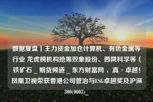 数据复盘丨主力资金加仓计算机、有色金属等行业 龙虎榜机构抢筹双象股份、西陇科学等（铁矿石 _ 期货频道 _ 东方财富网 ，真·卓越！凤凰卫视荣获香港公司管治与ESG卓越奖及沪深300(0003)_