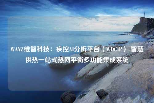 WAYZ维智科技：疾控AI分析平台（WDCIP）-智慧供热一站式热网平衡多功能集成系统