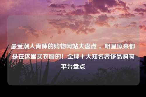 最受潮人青睐的购物网站大盘点 ，明星原来都是在这里买衣服的！全球十大知名奢侈品购物平台盘点