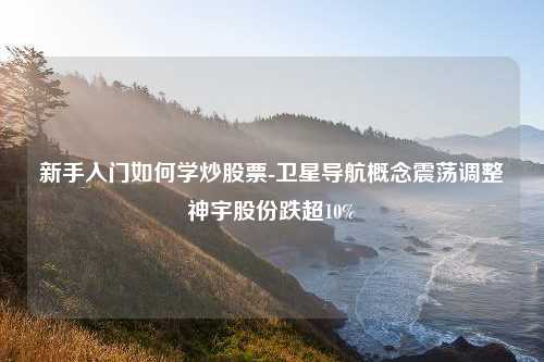 新手入门如何学炒股票-卫星导航概念震荡调整神宇股份跌超10%