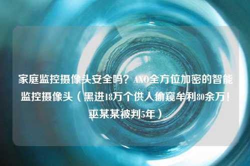 家庭监控摄像头安全吗？AXO全方位加密的智能监控摄像头（黑进18万个供人偷窥牟利80余万！巫某某被判5年）