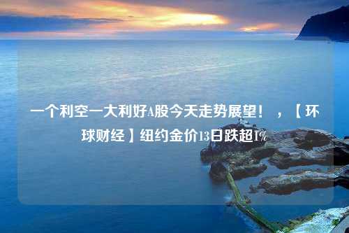 一个利空一大利好A股今天走势展望！ ，【环球财经】纽约金价13日跌超1%