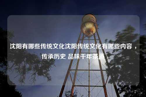 沈阳有哪些传统文化沈阳传统文化有哪些内容 ，传承历史 品味千年茶道