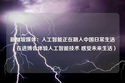 新加坡媒体：人工智能正在融入中国日常生活（在进博会体验人工智能技术 感受未来生活）