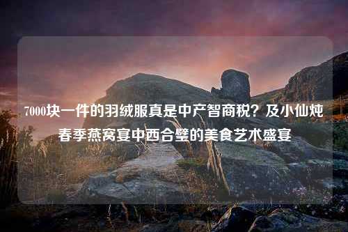 7000块一件的羽绒服真是中产智商税？及小仙炖春季燕窝宴中西合璧的美食艺术盛宴