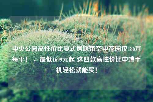 中央公园高性价比复式房源带空中花园仅186万每平！ ，最低1699元起 这四款高性价比中端手机轻松就能买！