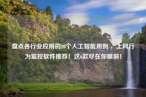 盘点各行业应用的10个人工智能用例 ，上网行为监控软件推荐！这6款尽在你眼前！