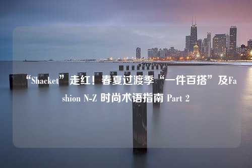 “Shacket”走红！春夏过渡季“一件百搭”及Fashion N-Z 时尚术语指南 Part 2