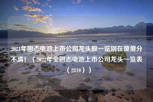 2021年固态电池上市公司龙头股一览别在傻傻分不清！（2022年全固态电池上市公司龙头一览表（2810））