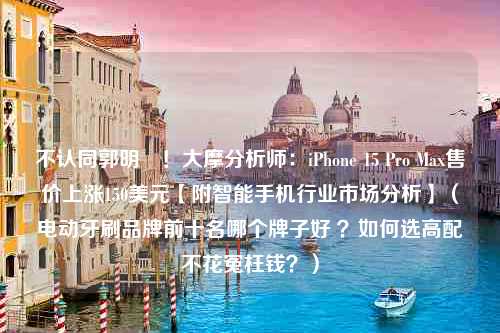 不认同郭明錤！大摩分析师：iPhone 15 Pro Max售价上涨150美元【附智能手机行业市场分析】（电动牙刷品牌前十名哪个牌子好 ？如何选高配不花冤枉钱？）