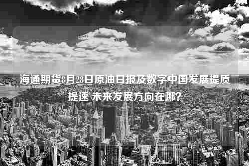 海通期货8月28日原油日报及数字中国发展提质提速 未来发展方向在哪？