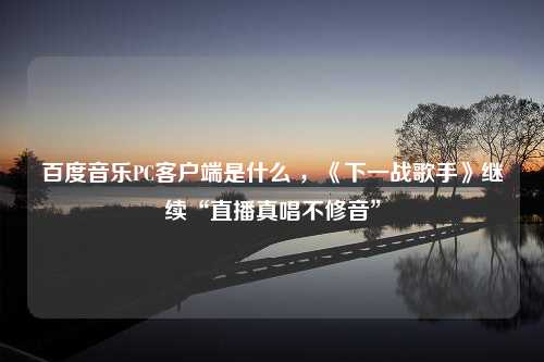 百度音乐PC客户端是什么 ，《下一战歌手》继续“直播真唱不修音”