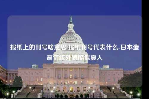 报纸上的刊号啥意思 报纸刊号代表什么-日本造高仿线外貌酷似真人