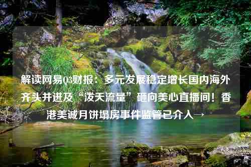 解读网易Q3财报：多元发展稳定增长国内海外齐头并进及“泼天流量”砸向美心直播间！香港美诚月饼塌房事件监管已介入→