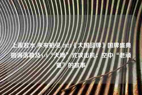 上善若水 未来相见 2024《大国品牌》国牌盛典圆满落幕及A-4“天鹰”式攻击机：空中“老顽童”的故事