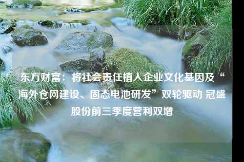 东方财富：将社会责任植入企业文化基因及“海外仓网建设、固态电池研发”双轮驱动 冠盛股份前三季度营利双增