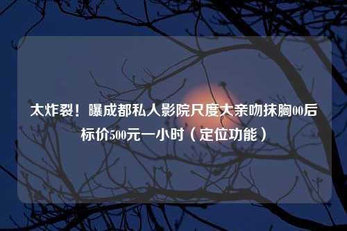 太炸裂！曝成都私人影院尺度大亲吻抹胸00后标价500元一小时（定位功能）