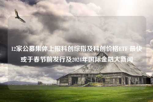 12家公募集体上报科创综指及科创价格ETF 最快或于春节前发行及2024年国际金融大新闻