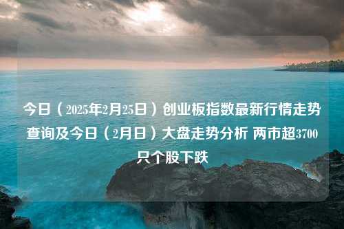 今日（2025年2月25日）创业板指数最新行情走势查询及今日（2月日）大盘走势分析 两市超3700只个股下跌